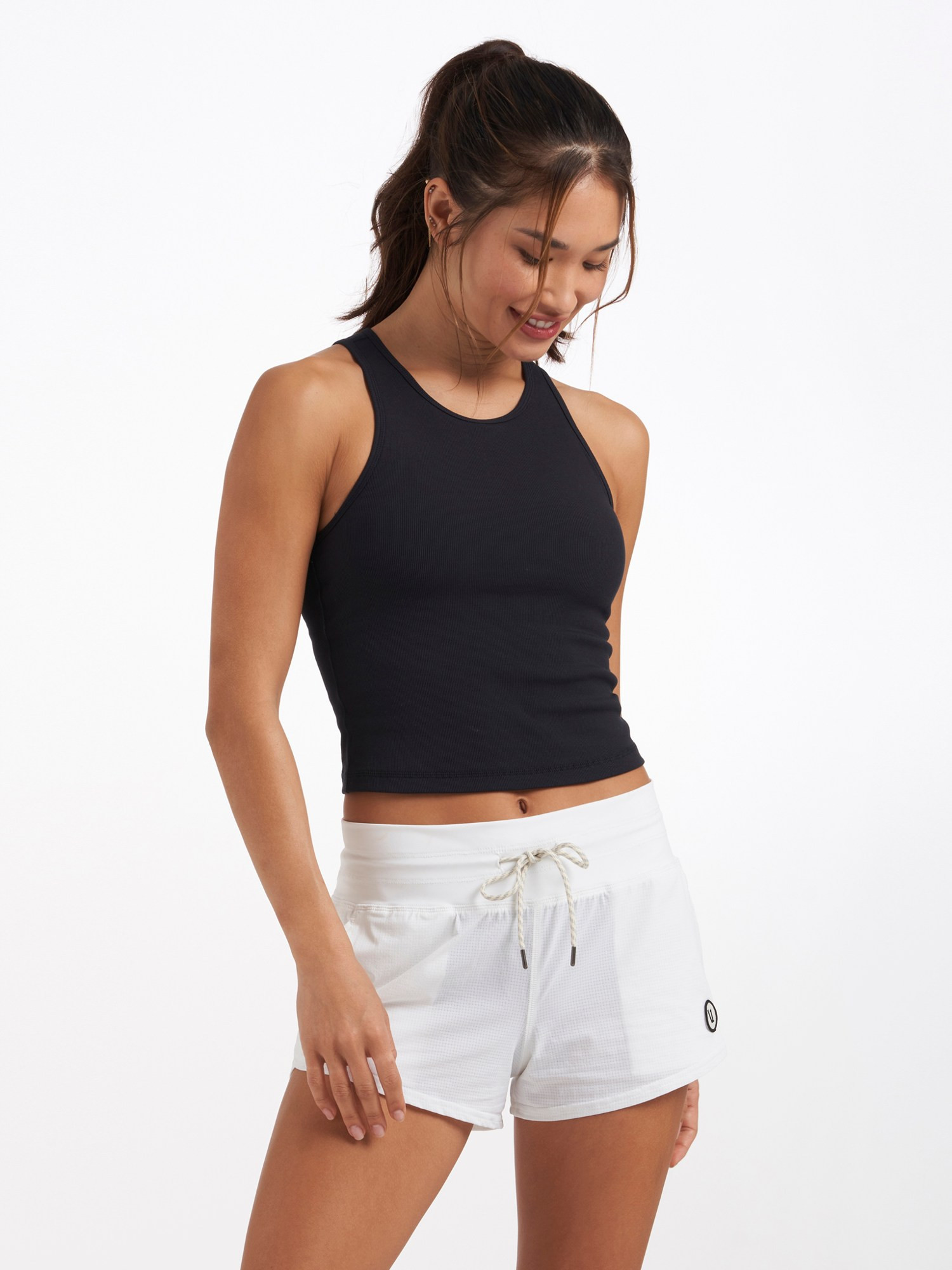 Vuori Women's Pose Plyo Rib Tank Top Black M | REI