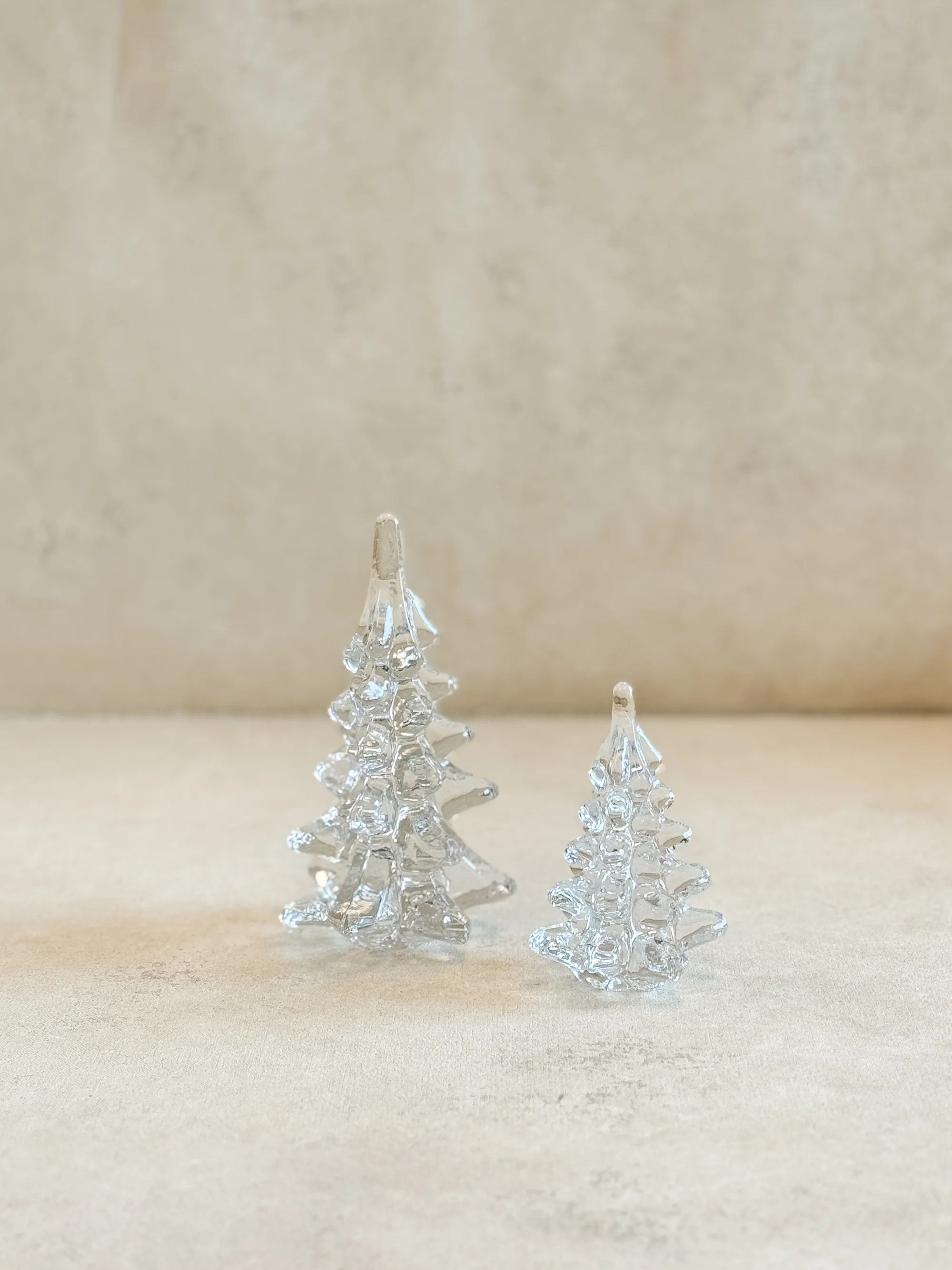 Glass Christmas Trees | Cottage and Key