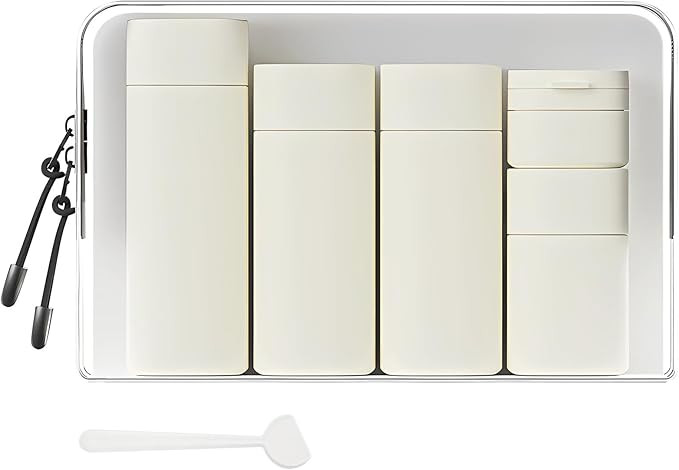 Suteng Travel Bottles for Toiletries, 5 Pack Travel Size Containers, TSA Approved Leak Proof - Si... | Amazon (US)