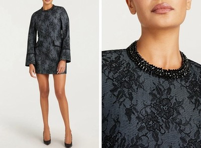 Women Cinq A Sept Round Neck Slim Fit Mini Dress | eBay US