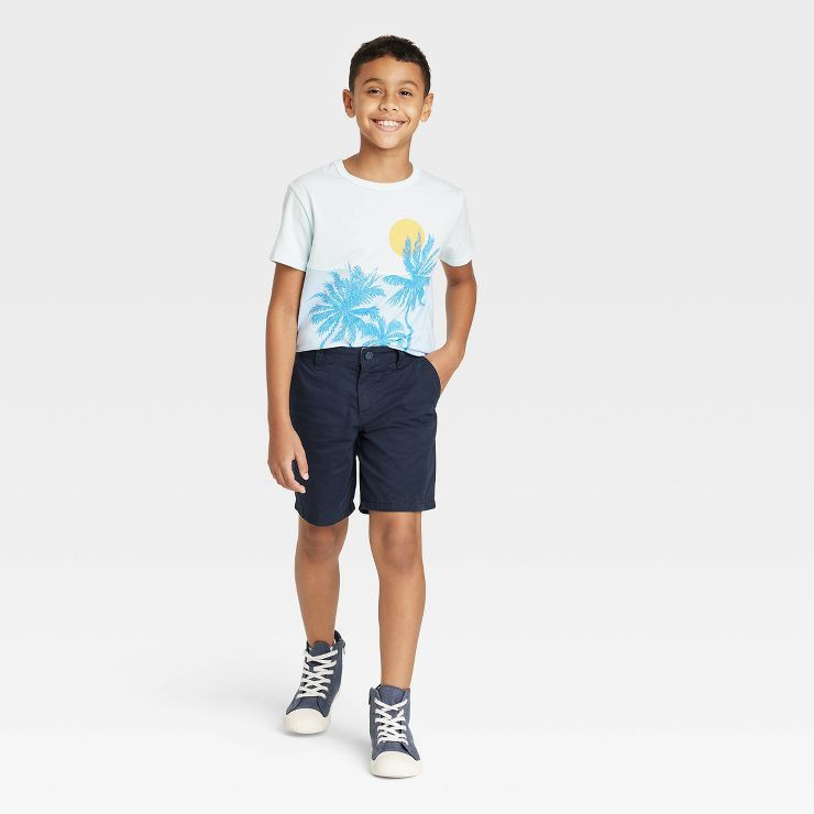 Boys' Flat Front 'At the Knee' Woven Shorts - Cat & Jack™ | Target