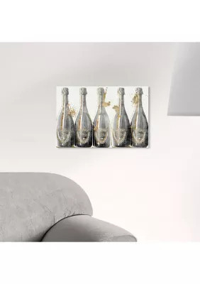 Oliver Gal Dom Marbles Champagne Canvas | Belk