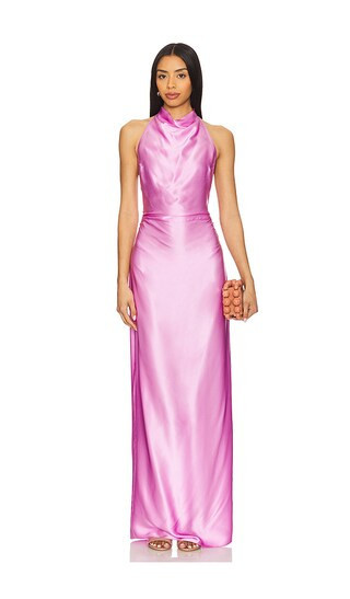 Amanda Uprichard Marcine Maxi Dress in Pink. - size XL | Revolve Clothing (Global)