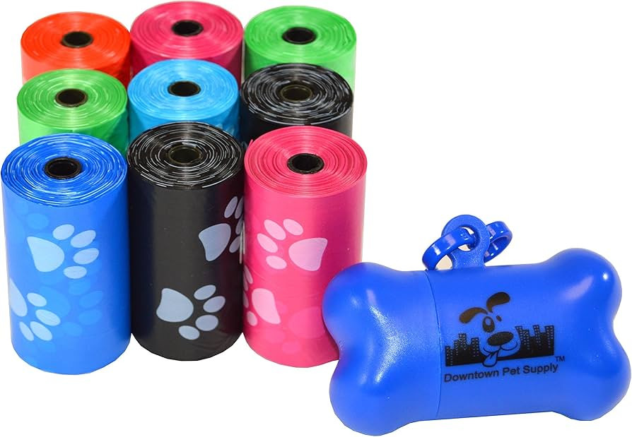 Amazon.com : Downtown Pet Supply Poop Bags for Dogs with Dispenser, 180 Count - Leak-Proof Dog Wa... | Amazon (US)