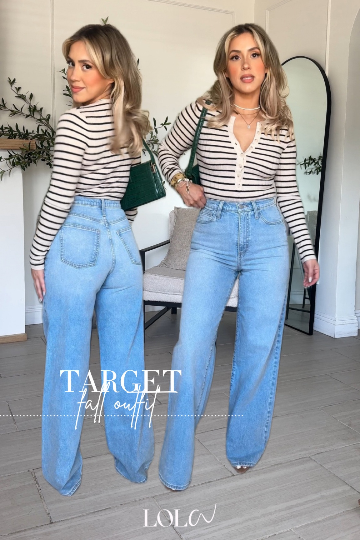 @target FALL OUTFITS 🍂✨

XS in striped long sleeve top + size 2 in jeans from Universal Thread (GREAT STRETCH) | color: LIGHT WASH 

#LTKU #LTKFindsUnder50 #LTKStyleTip