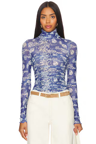 x Intimately FP Under It All Printed Bodysuit in Bluebell Combo | Revolve Clothing (Global)