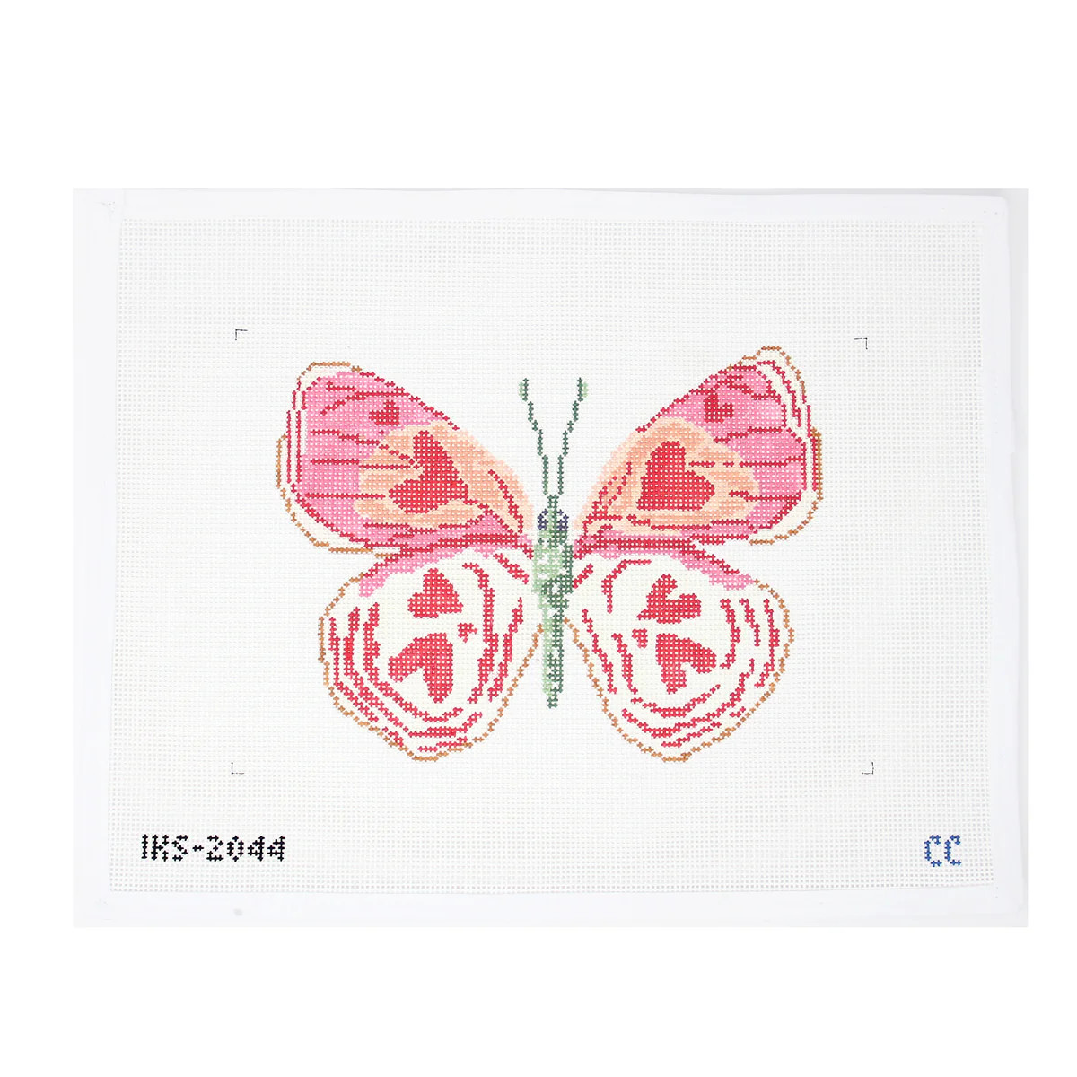 Large Valentine Butterfly | Greystone Needlepoint