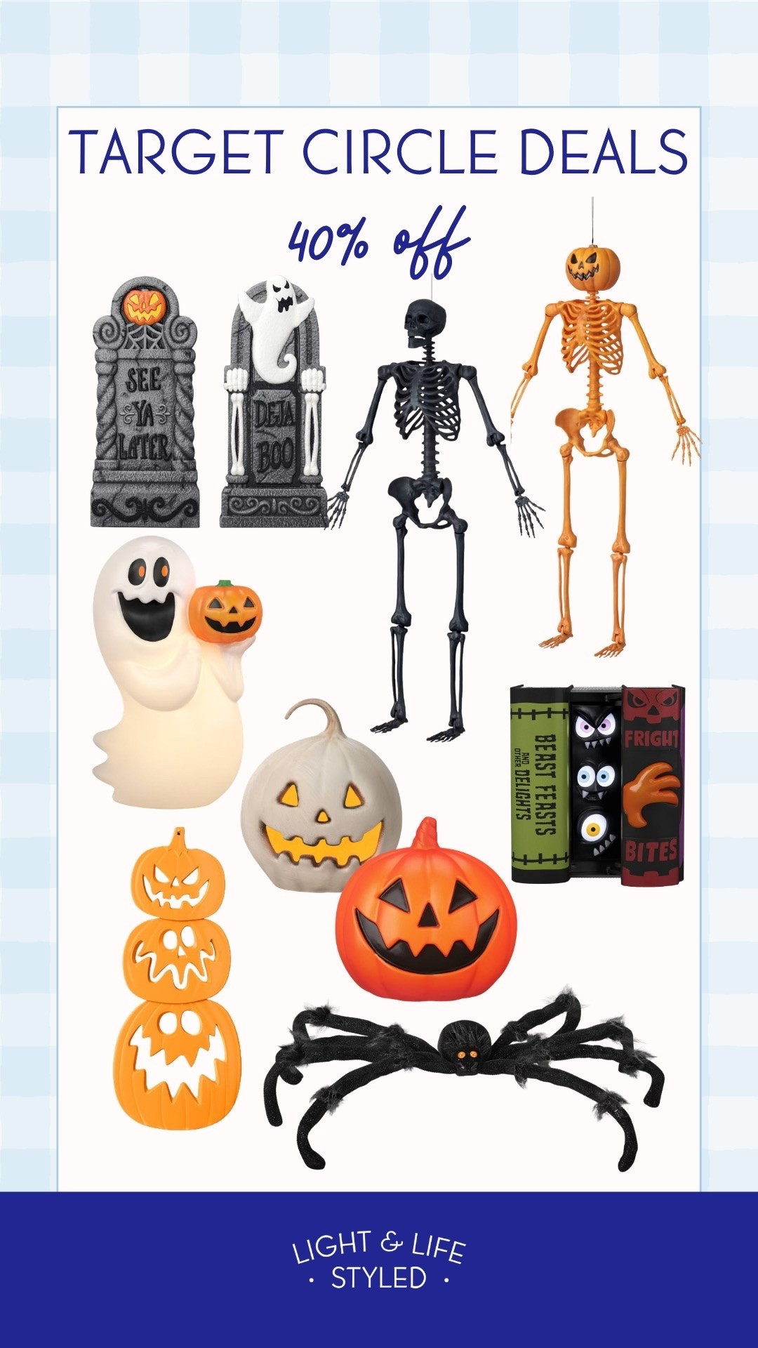 On sale for target circle week. How fun is this to decorate for Halloween.