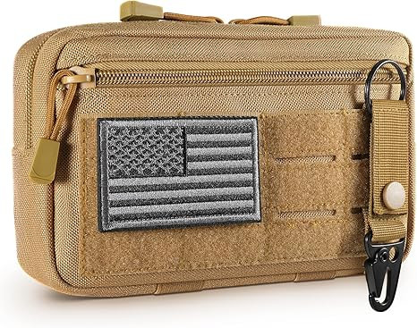 Tactical Molle Admin Pouch Utility Laser Cut EDC Tool Pouch Bag Horizontal Modular Pouches Includ... | Amazon (US)