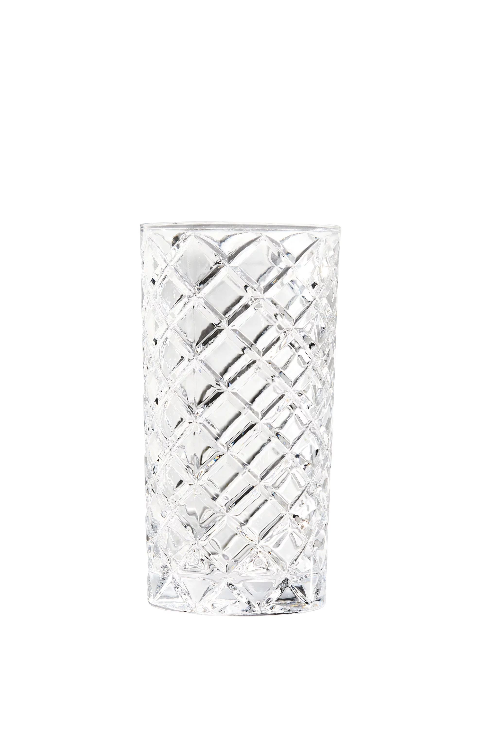 Better Homes & Gardens Diamond Cut Tumbler Drinking Glass, 8 Pack - Walmart.com | Walmart (US)