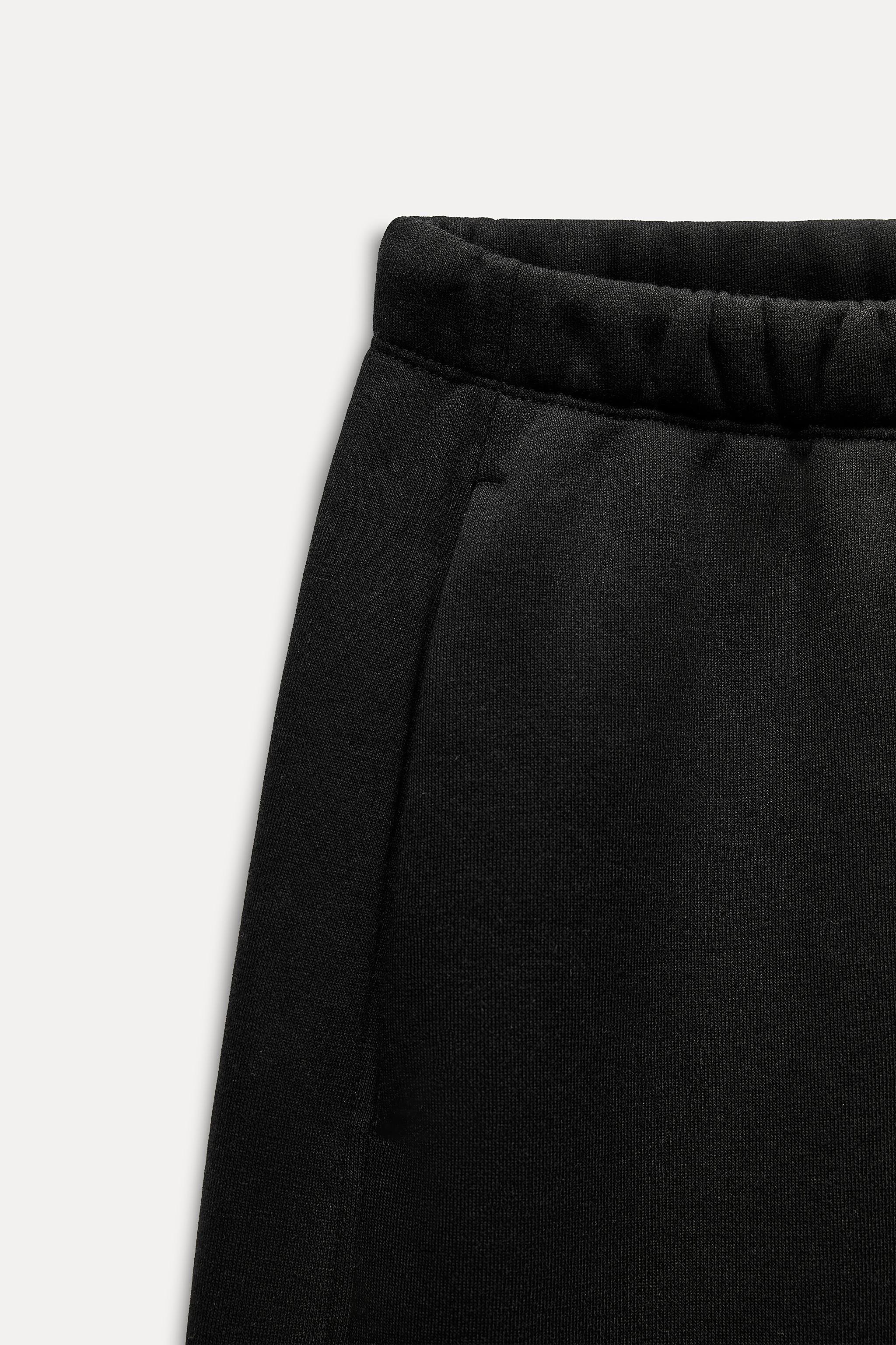 STRAIGHT-LEG PLUSH TROUSERS | Zara UK