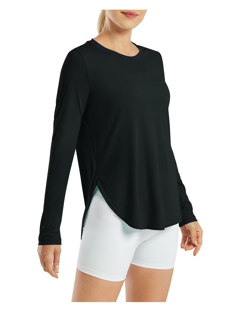 G4Free Women's UPF 50+ UV Shirts Long Sleeve Workout Sun Shirt Outdoor Gym Hiking Tops Quick Dry ... | Walmart (US)