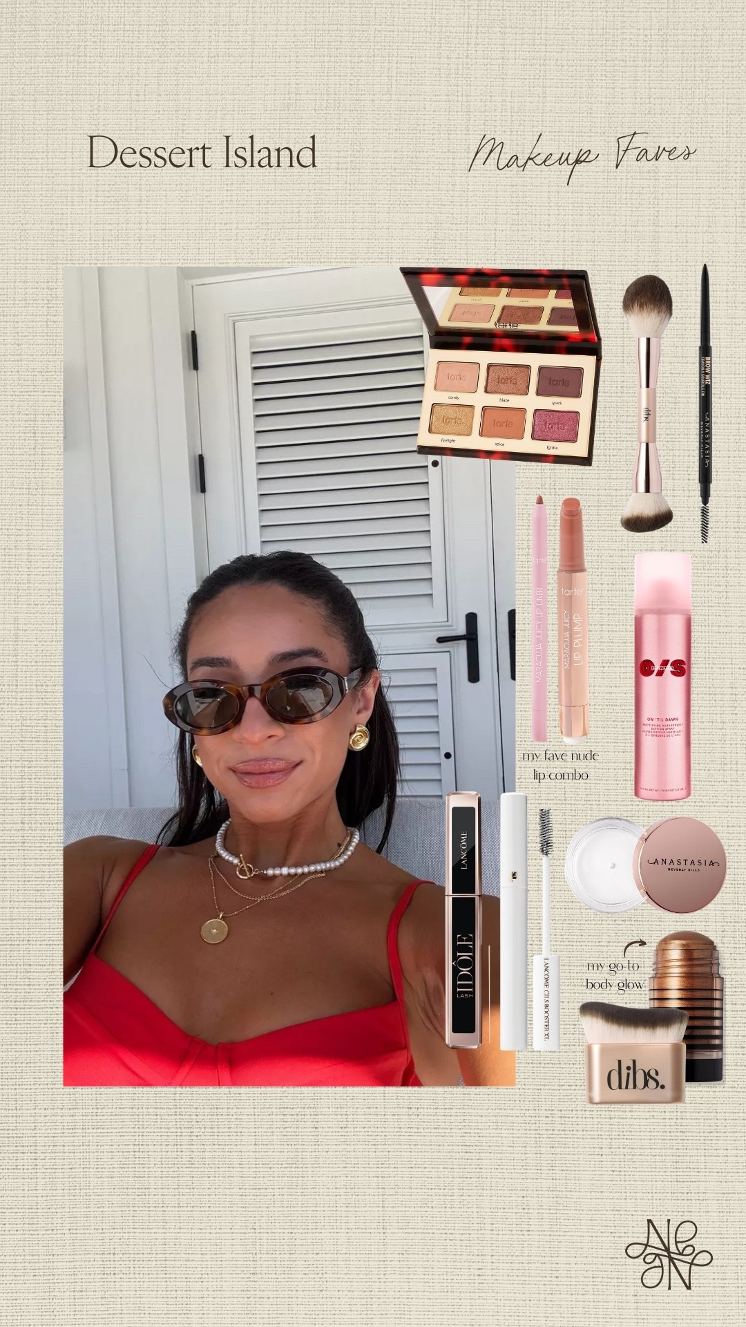 Makeup faves 💄

Tarte 
Lancôme mascara
Spring break 
Travel essentials 
Travel makeup

#LTKTravel #LTKSeasonal #LTKBeauty