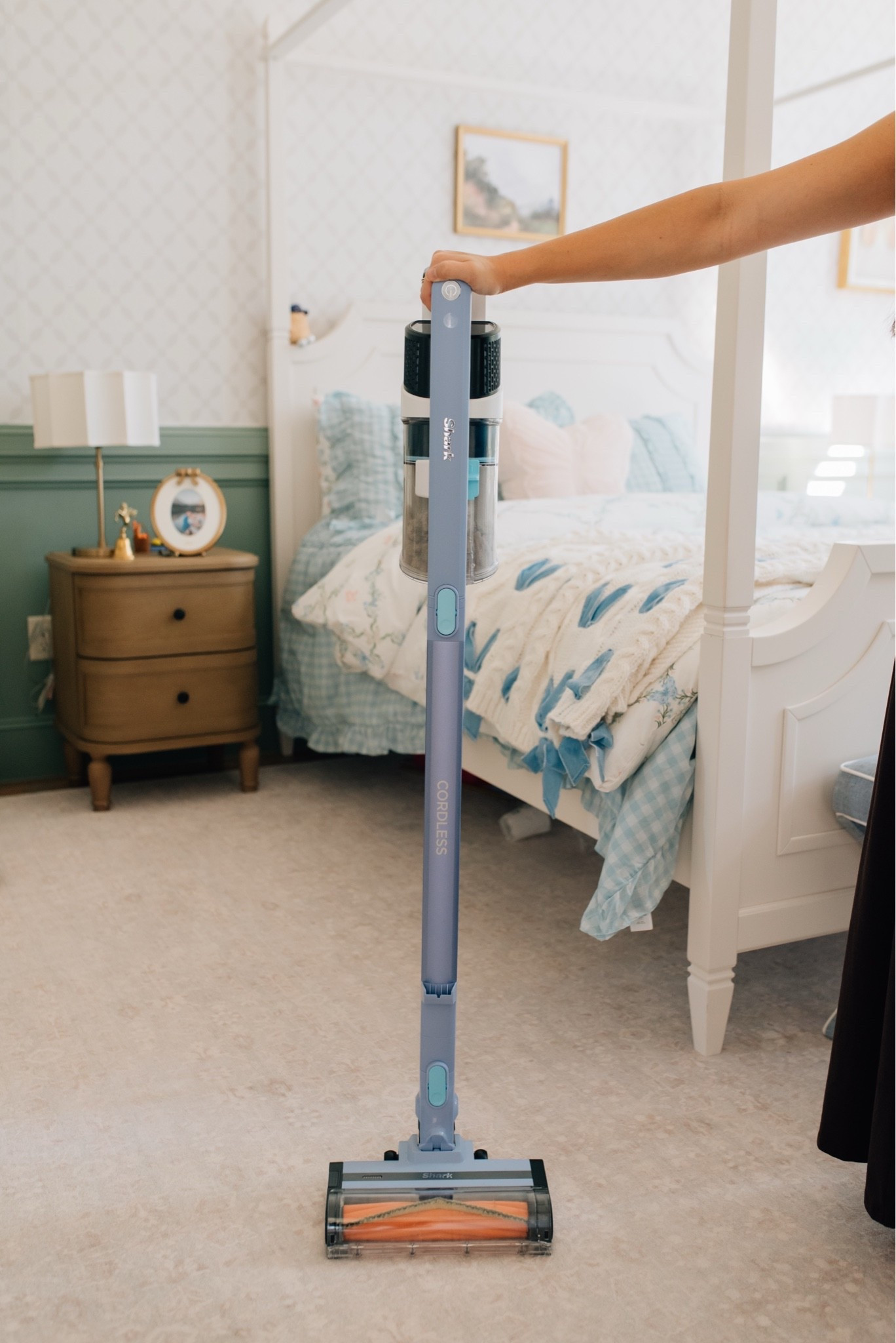 #ad The vacuum that has basically been following me from room to room lately. 😂 The @sharkclean Shark Cordless has powerful suction, a self-cleaning brushroll that helps prevent hair wrap, LED headlights to find all the hidden mess, and up to 40 minutes of cordless runtime. So good for the BIG cleanups and the quick everyday ones!Shop it at @target! #targetpartner #SharkClean @shop.ltk #liketkit
