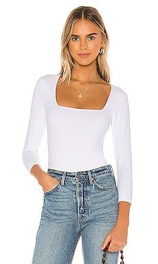 Free People Truth Or Square Bodysuit in White from Revolve.com | Revolve Clothing (Global)