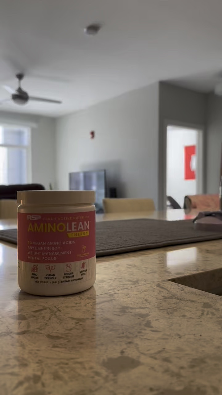 I have been loving this pink lemonade preworkout from AminoLean! It doesn’t make me itchy and my energy levels don’t crash! 💗🍋

#LTKFitness #LTKActive