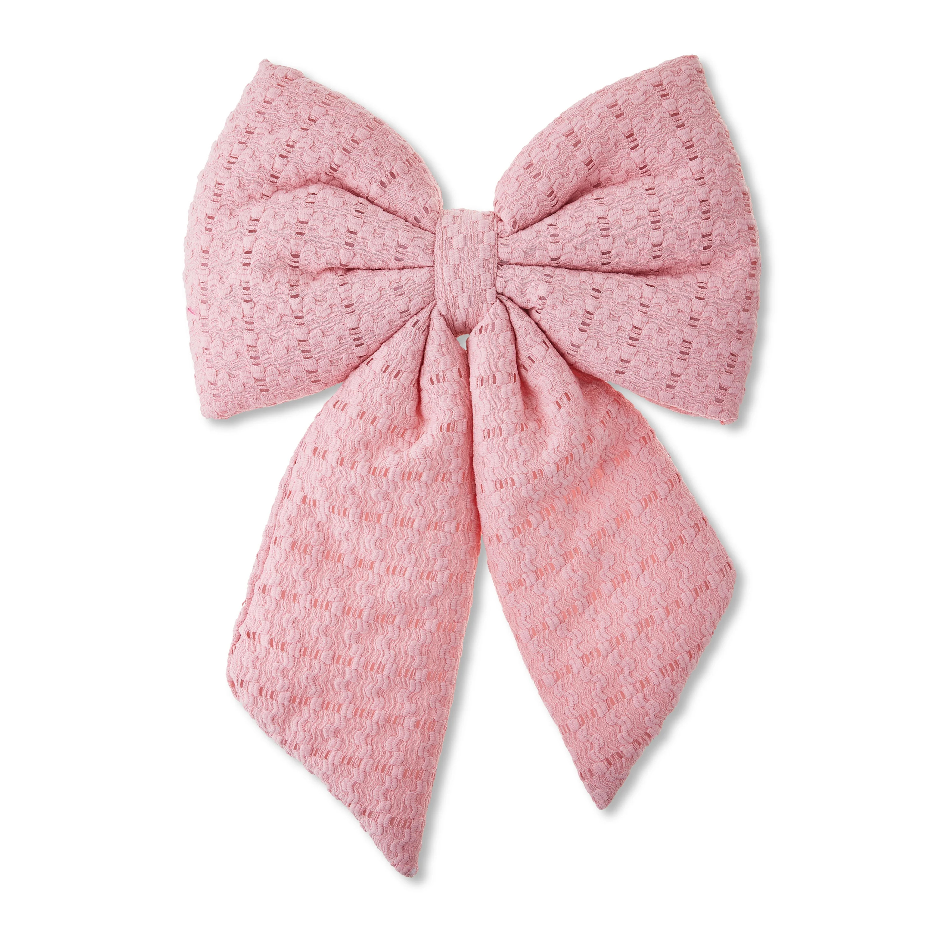 Pink Puffy Decorative Christmas Bow, 11", by Holiday Time - Walmart.com | Walmart (US)