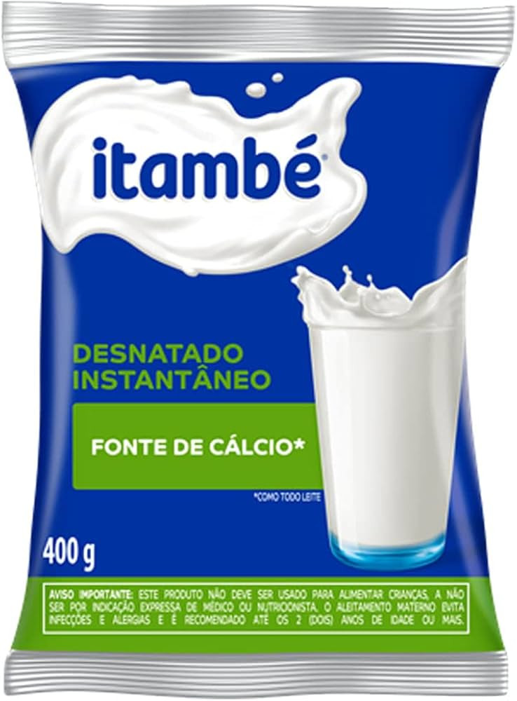 Leite Em Pó Desnatado Instantâneo 400g Itambé | Amazon (BR)