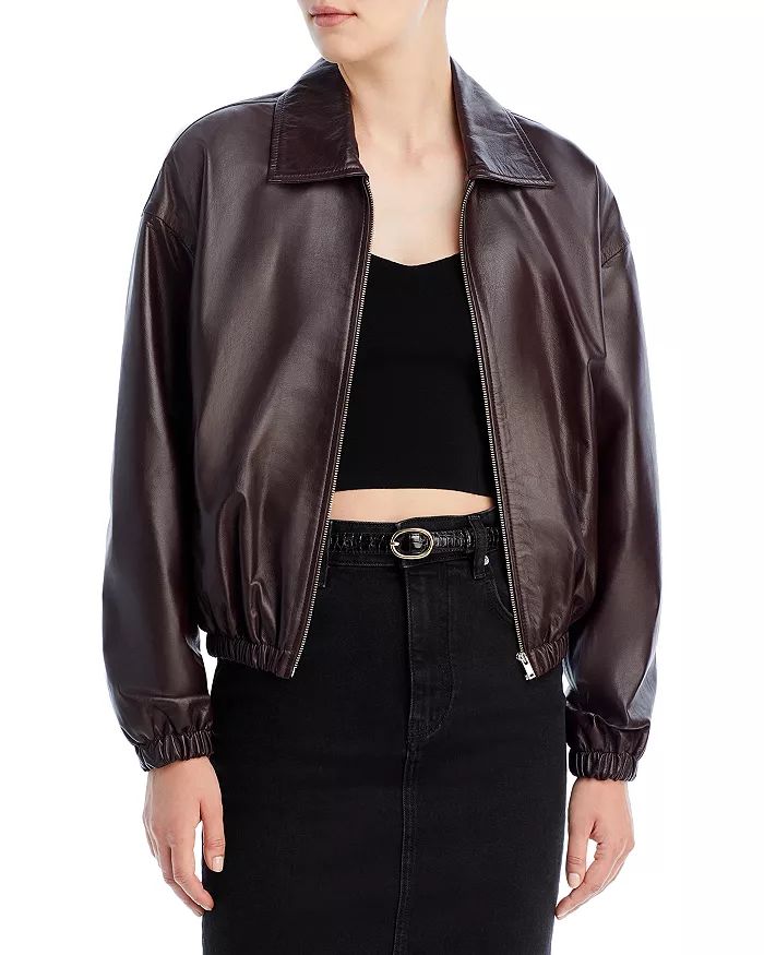 Luna Leather Bomber Jacket | Bloomingdale's (US)