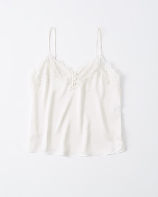 Lace-Trim Cami | Abercrombie & Fitch (US)