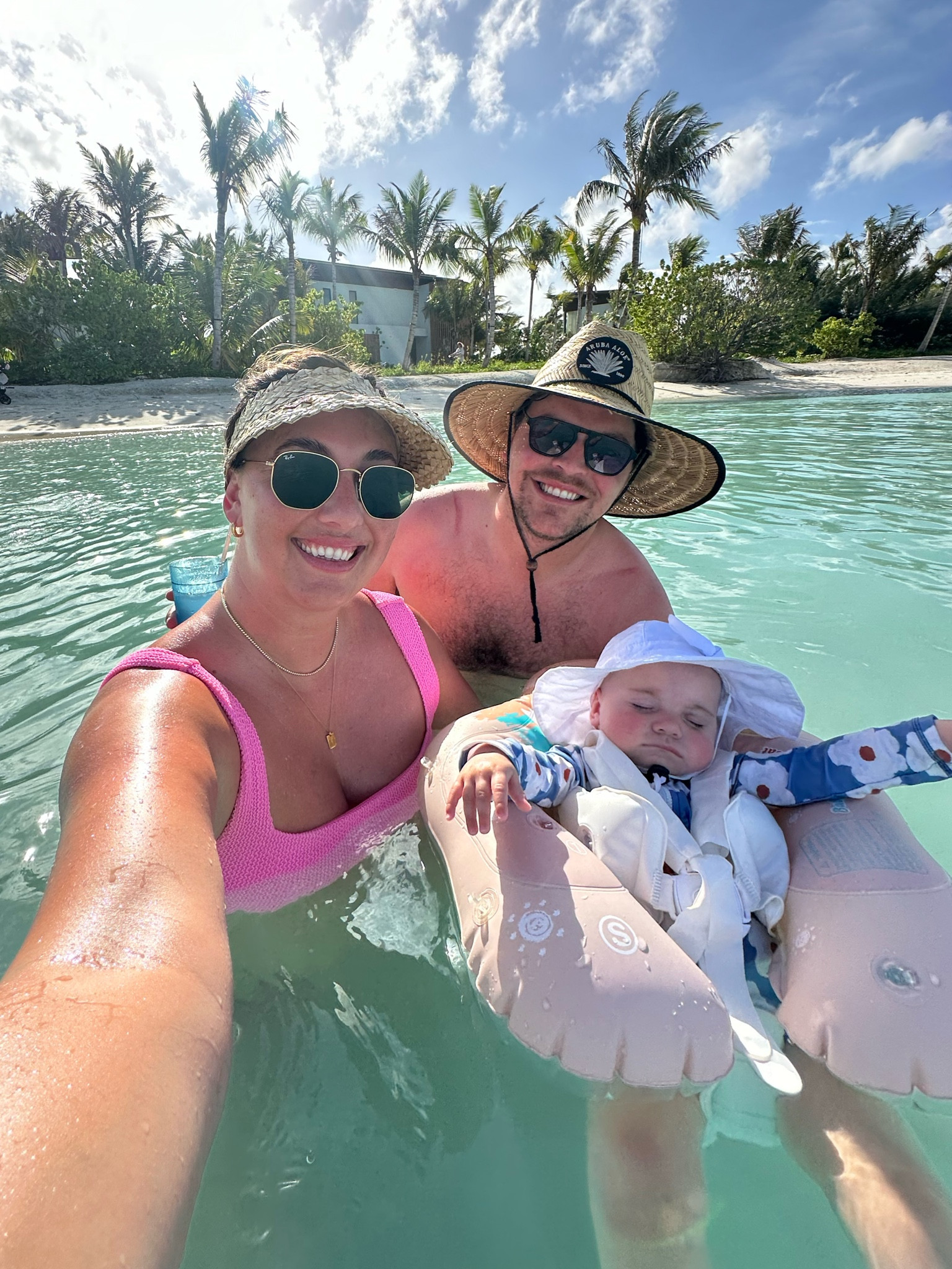 Family vacation - midsize swimsuit, baby float & rashguard 

#LTKSeasonal #LTKFamily #LTKSwim