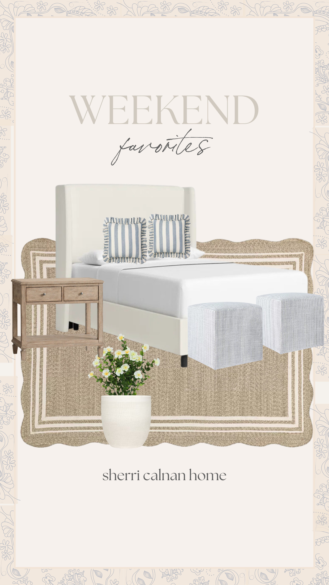 Weekend Favorites

coastal home, neutral home, blue ruffle throw pillows, target home, pottery barn, square ottoman, white planter, scalloped rug, outdoor faux floral, sherri calnan home 

 

#LTKSeasonal #LTKHome #LTKStyleTip