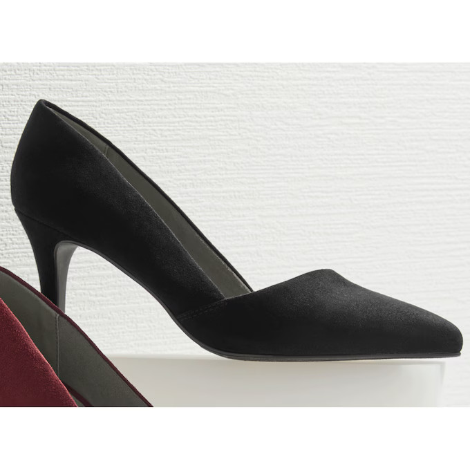 Faux-Suede Pump | Ashro