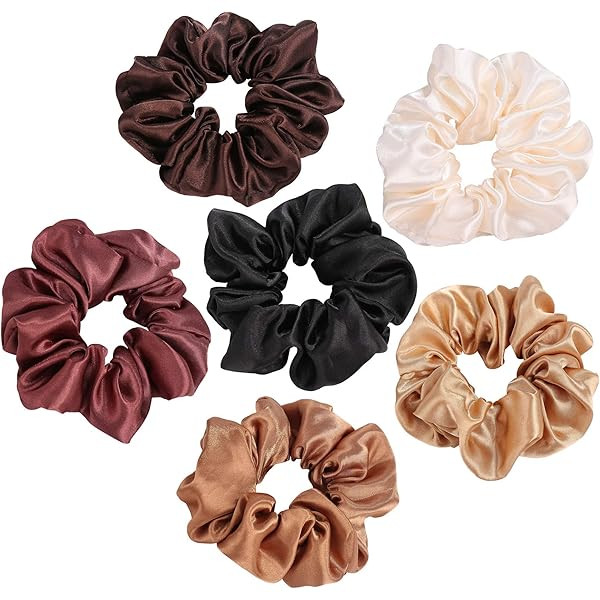 Whaline Blush Theme Hair Scrunchies Velvet Elastics Pink Lovers Scrunchy Bobbles Soft Hair Bands Hai | Amazon (US)