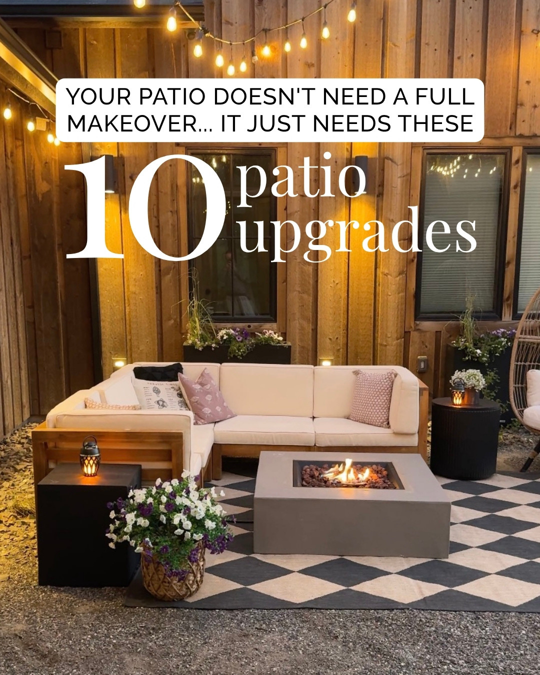 Your patio doesn’t need a full makeover, it just needs a few better pieces. The right seating, lighting, texture, and little details can completely change how the space feels without redoing everything.

These are the upgrades that make it feel way more finished fast.

#LTKmomlife #LTKvlog #LTKHome