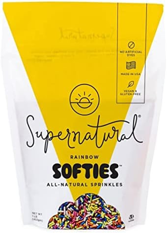 Rainbow Softies Natural Sprinkles by Supernatural, Made in USA, No Artificial Dyes, Soy Free, Glu... | Amazon (US)