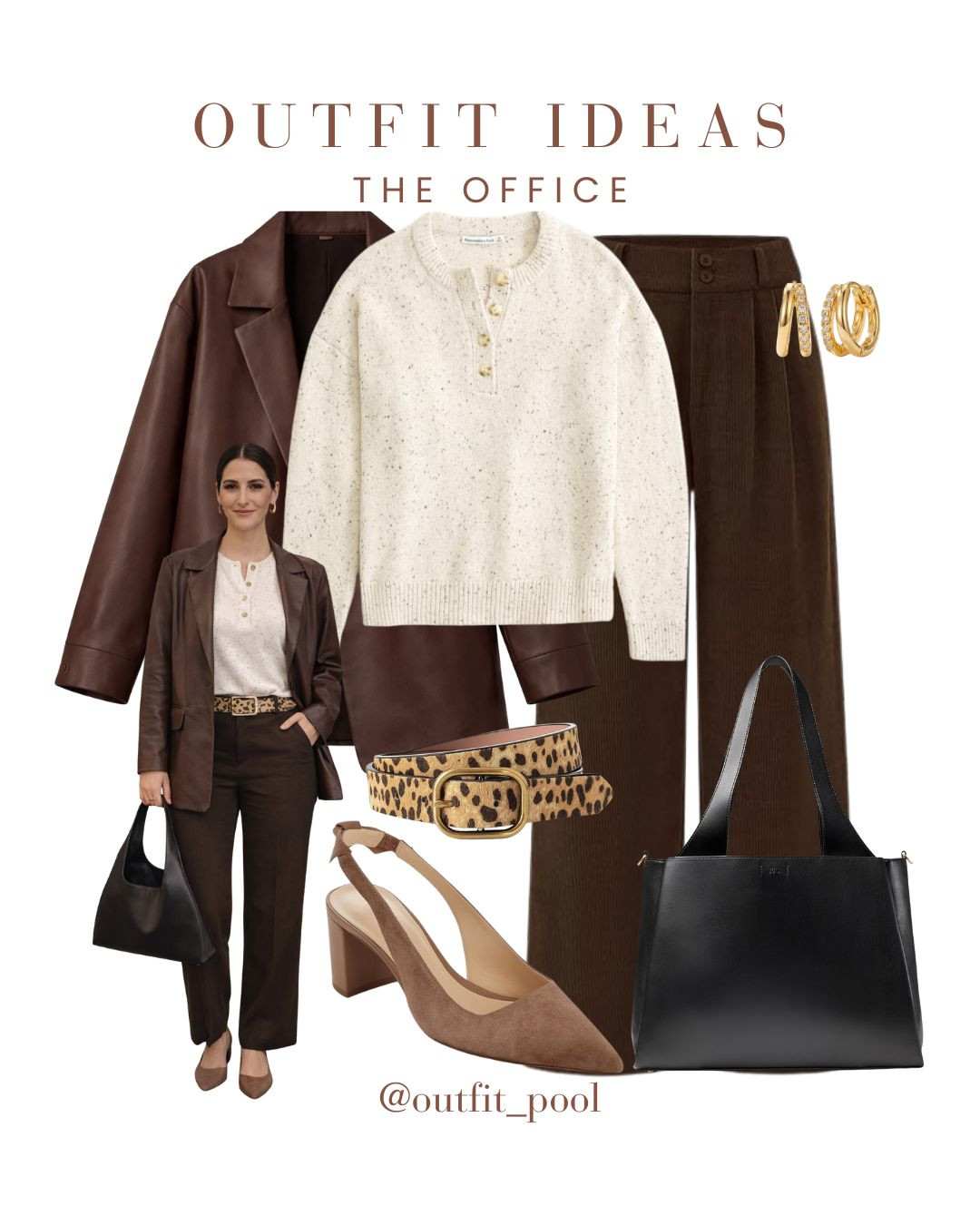 
4 chic office looks for that in-between weather ✨ Not too hot, not too cold — just the perfect time for smart layering. Styled 4 workwear outfits that are ideal for transitional days at the office 🙌 Comfortable, versatile, and easy to recreate — perfect for building a capsule work wardrobe this season 👏 To shop these outfits, check the LTK shop link in bio 🛍️💌 (Office Work Outfits, Workwear Style, Office Outfit Ideas, Business Casual Looks, Chic Office Style, Everyday Workwear, Polished Work Outfit, Smart Casual Office Style, Capsule Workwear, Minimalist Workwear, Neutral Work Outfits, Office Wardrobe Essentials, Work Outfit Inspiration, Desk to Dinner Outfit, Corporate Style, Elevated Basics, Work from Office Looks, Workwear Staples, Office Fashion Inspiration, Effortless Work Style, Classic Workwear Pieces)

#LTKgrwm #LTKootd #LTKWorkwear 

 #LTKgrwm #LTKootd #LTKWorkwear