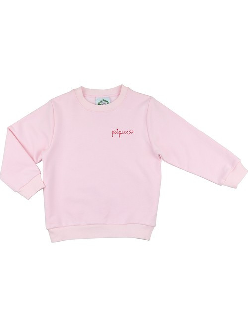 Pink Long Sleeve Sweatshirt | Cecil and Lou