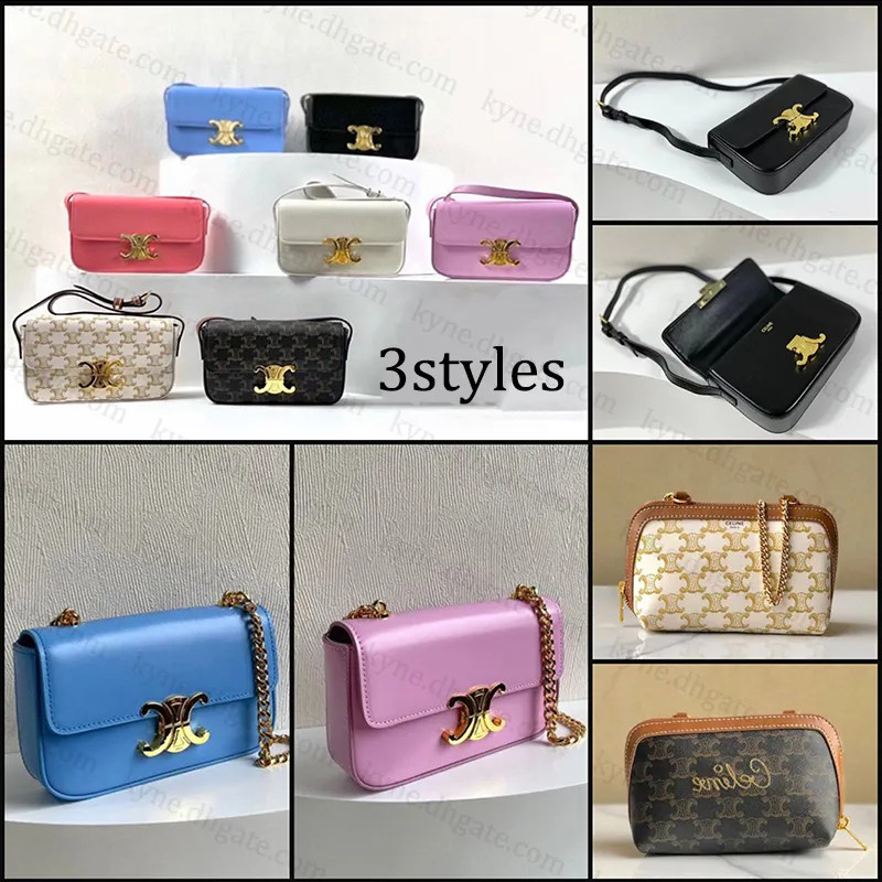 DUPE Ce Line TRIOMPHE Fashion Shoulder Cleo Bags Evening Handbag For Women Classic Womens Bag 20x... | DHGate