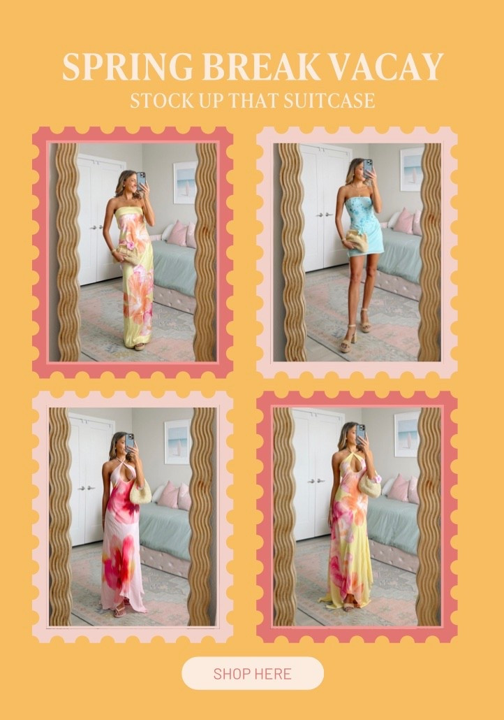 Spring break vacation outfit ideas. Wearing a size 2 