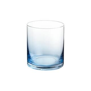 Home Decorators Collection Skylar 12.4 oz. Midnight Blue Ombre Double Old-Fashioned Glasses (Set ... | The Home Depot