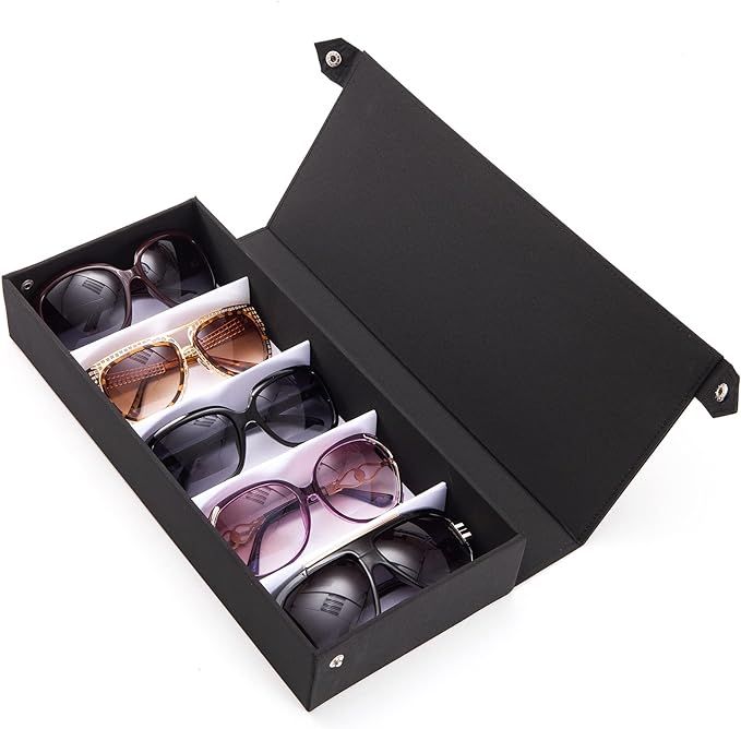 TRIUMPH VISION Sunglasses Organizer Storage Eyeglasses Holder - Multiple Glasses Case Box Eyewear... | Amazon (US)