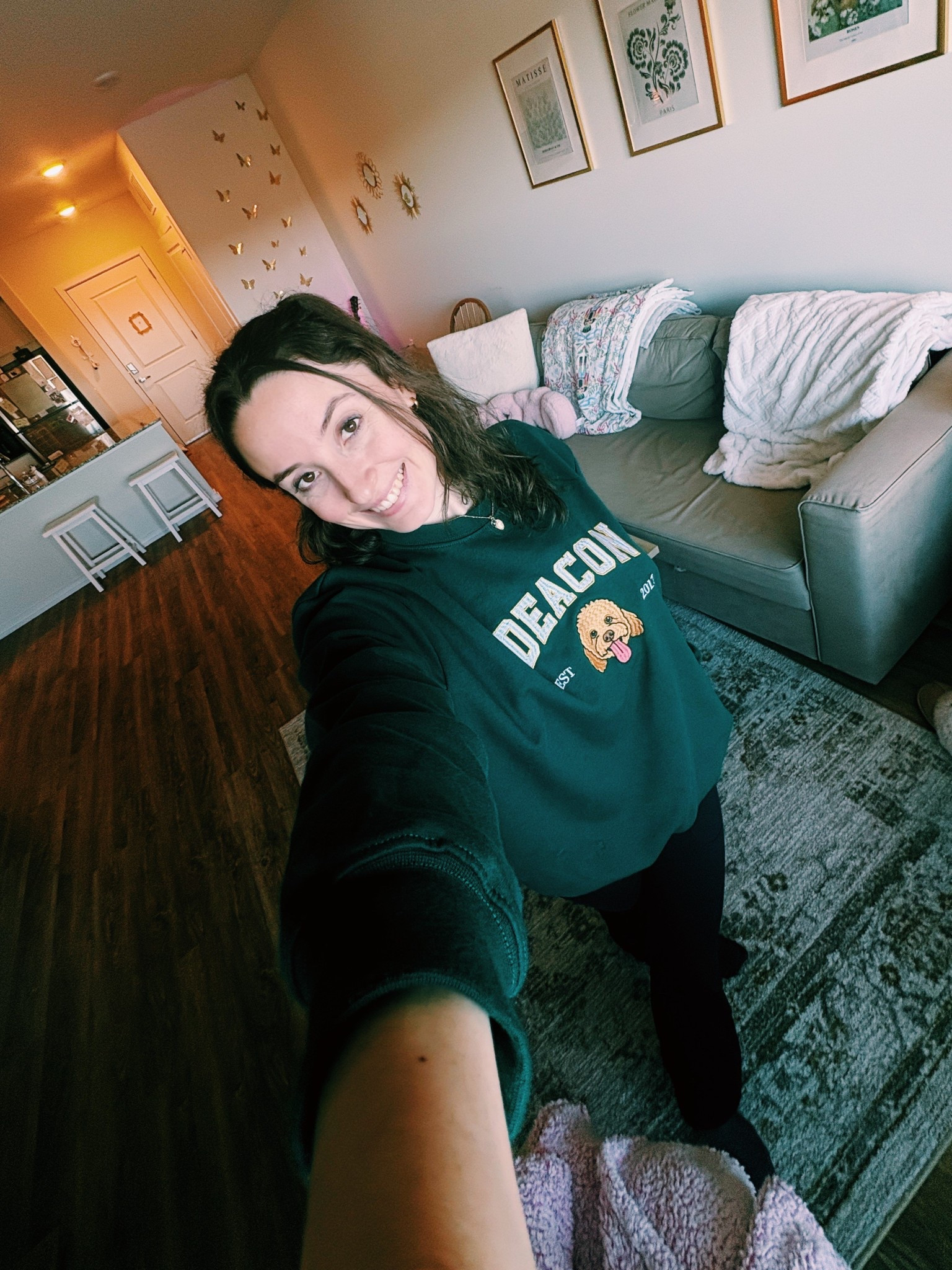 custom dog sweatshirt for all the dog lovers out there! isn’t it so cute? 🥹 from @Etsy! 

#LTKvlog #LTKootd #LTKU