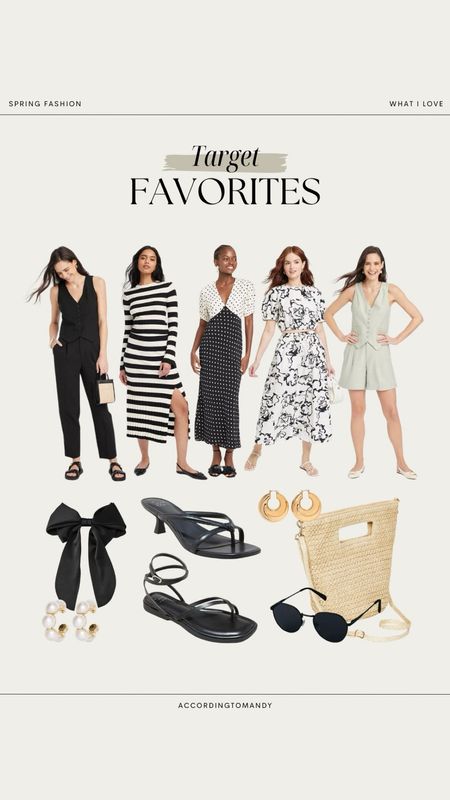 Target Fashion finds & faves! 

spring fashion, target fashion, target favorites, target dress, spring dresses, spring shoes, spring heals, gold jewelry, affordable fashion finds, budget friendly fashion finds, wicker bag, two piece set, skirt set, dress, kitten heels, bow, sunglasses, target

#LTKworkwear #LTKSeasonal