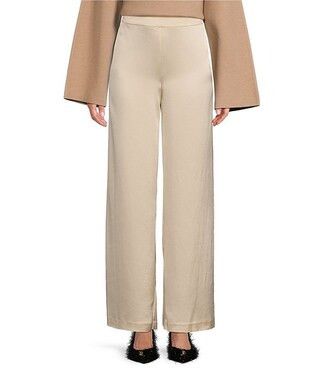 Antonio Melani x Elizabeth Damrich Candlelight Drapey Satin Wide-Leg Pant | Dillard's | Dillard's