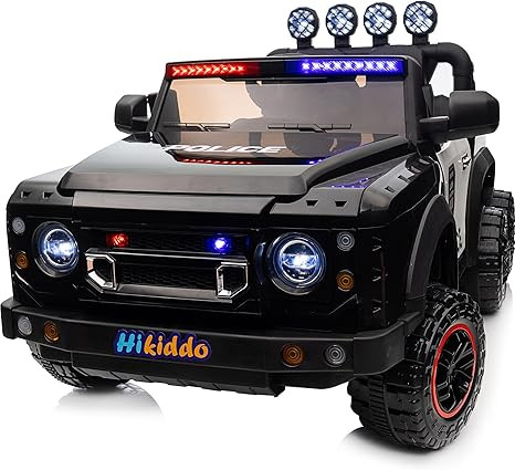 Electric Police Car for Kids 2 Seater, 24V 4WD Ride on Toy for Big Kids with Remote Control, 4x20... | Amazon (US)