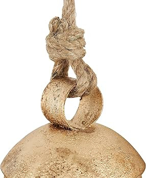 Deco 79 Metal Tibetan Inspired Meditation Decorative Cow Bell with Jute Hanging Rope, Set of 3 10... | Amazon (US)