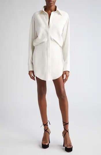 Brandon Maxwell The Vera Silk Crêpe de Chine Shirtdress | Nordstrom | Nordstrom