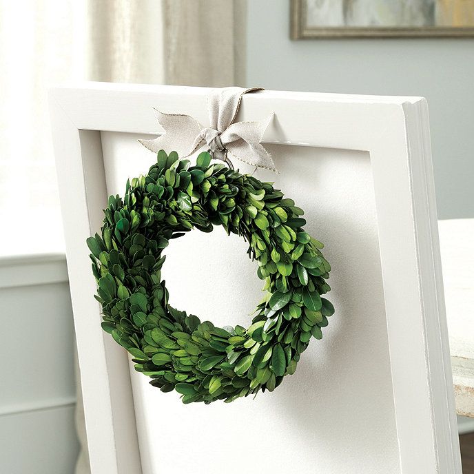 Preserved Mini Boxwood Wreath | Ballard Designs, Inc.
