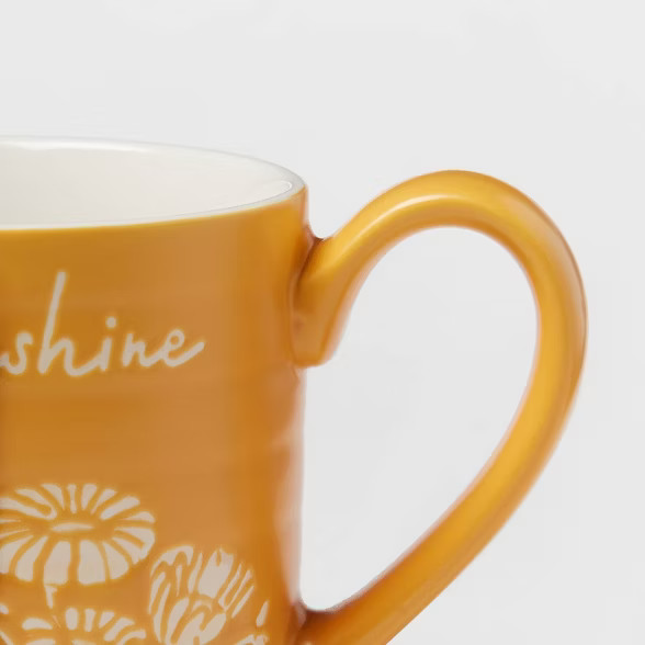 15oz Stoneware Hello Sunshine Mug - Threshold™ | Target