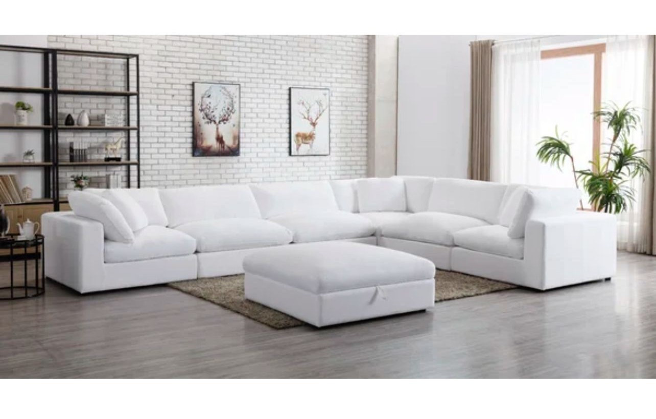 Cloud sofa dupe Wayfair 7 sectional 