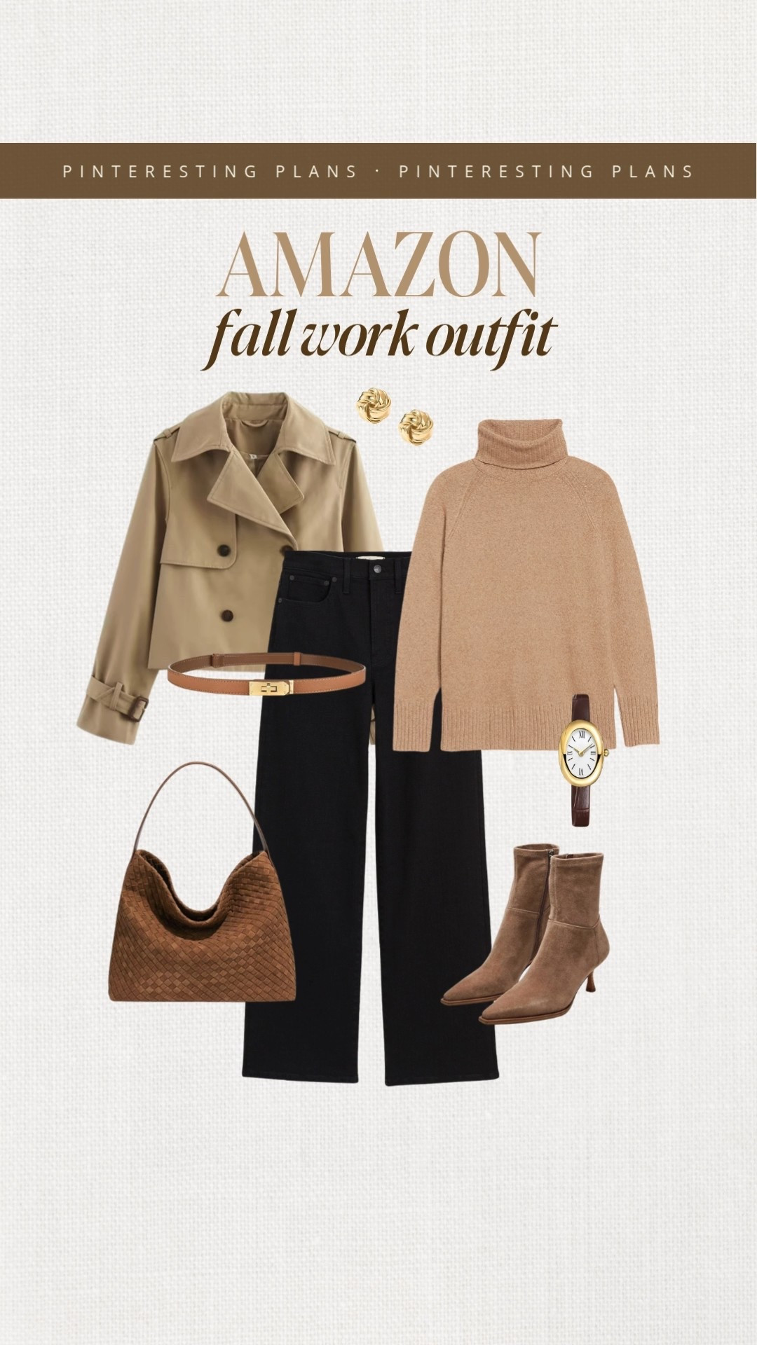 Fall work outfit idea. 🙌🏻🙌🏻

Fall workwear, fall style, sweater, cropped trench coat

#LTKStyleTip #LTKHome #LTKWorkwear