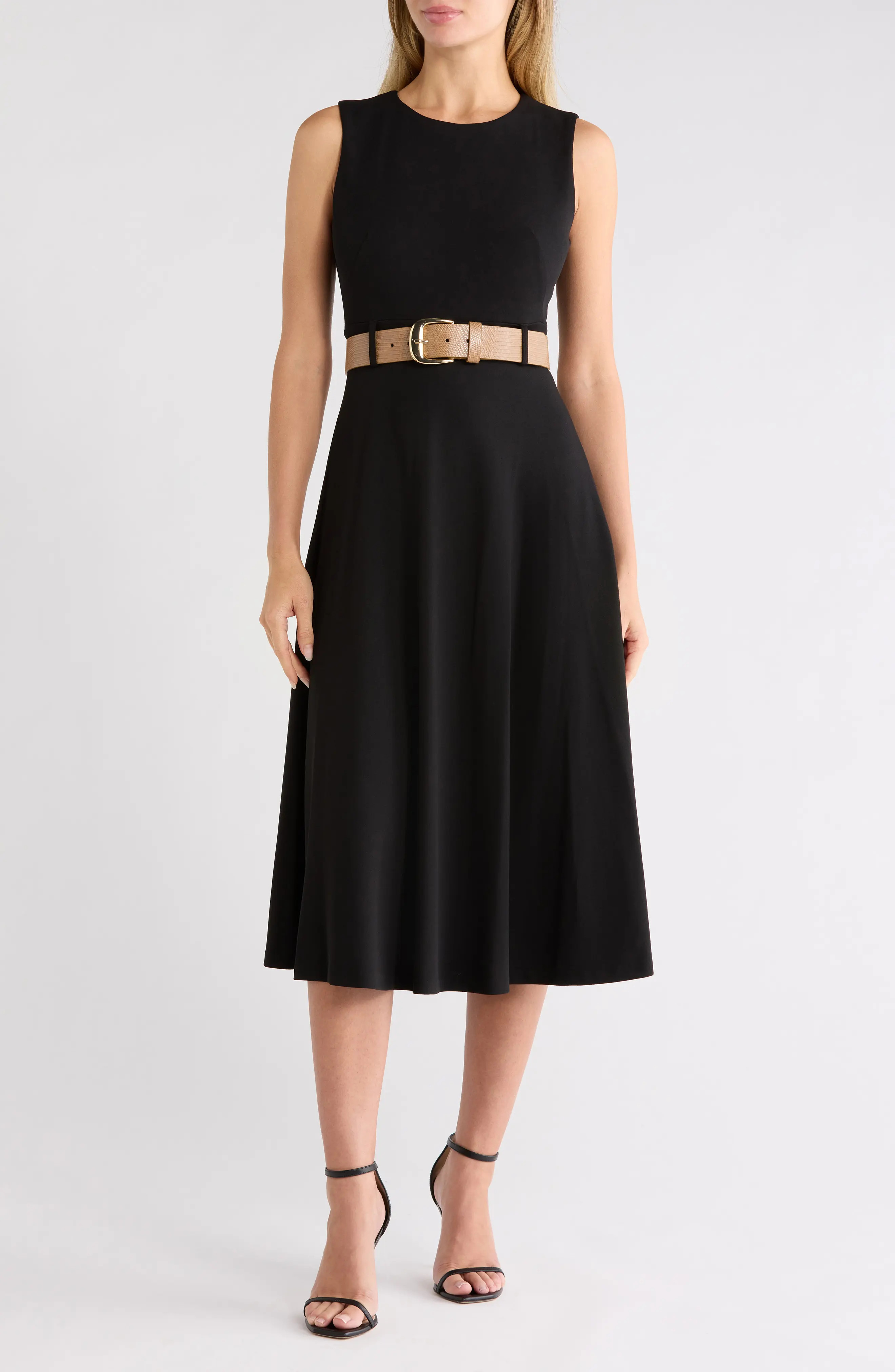 Calvin Klein Scuba Knit Sheath Midi Dress (Women) | Nordstromrack | Nordstrom Rack