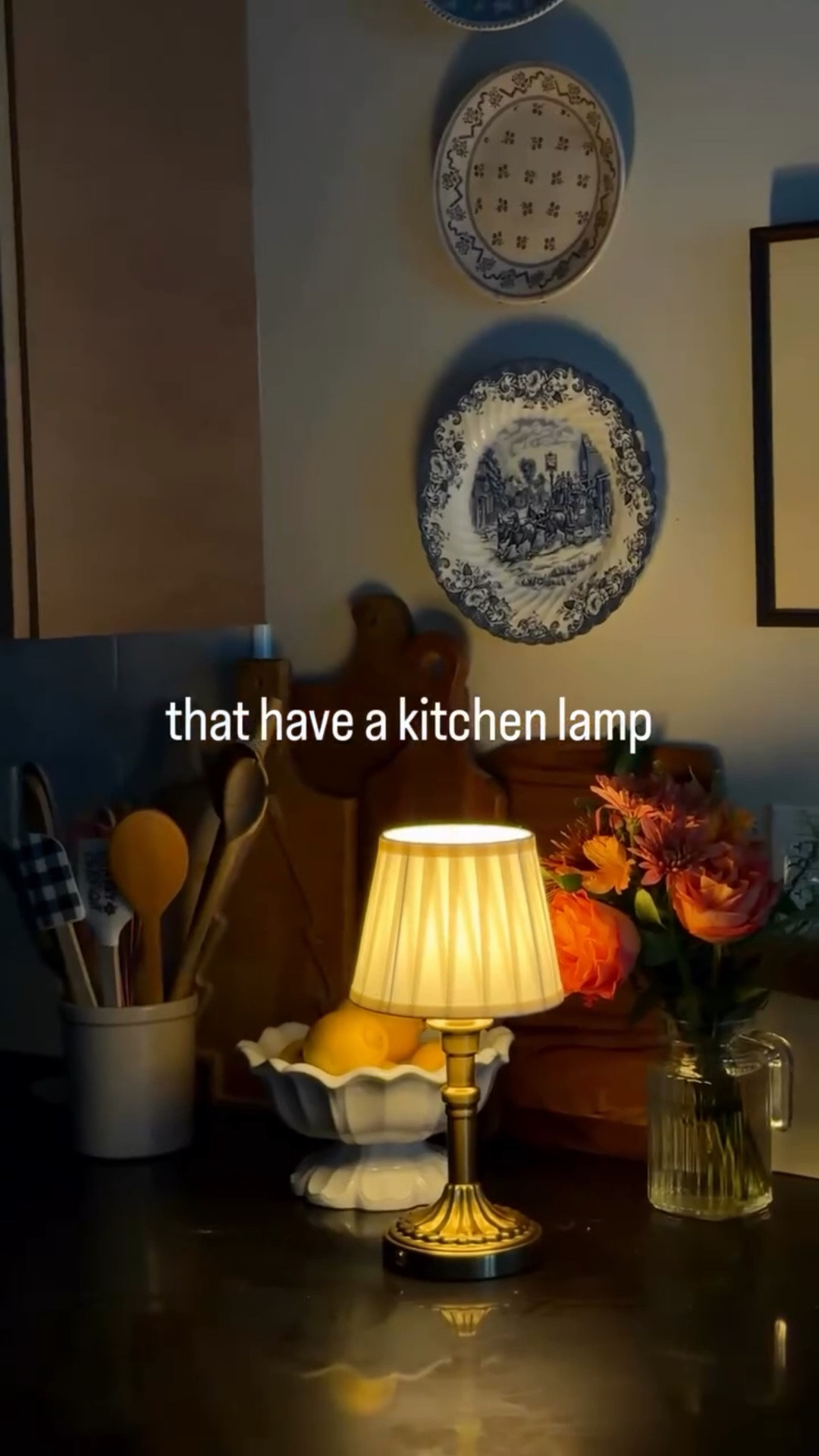 anything to avoid turning on the big light 

#cozyhomedecor #kitchenlamp #thriftedhomedecor #cozyathome

#LTKFindsUnder50 #LTKHome #LTKCyberWeek