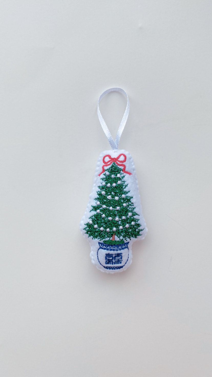 Topiary Double Happiness Tree Ornament | All The Finery