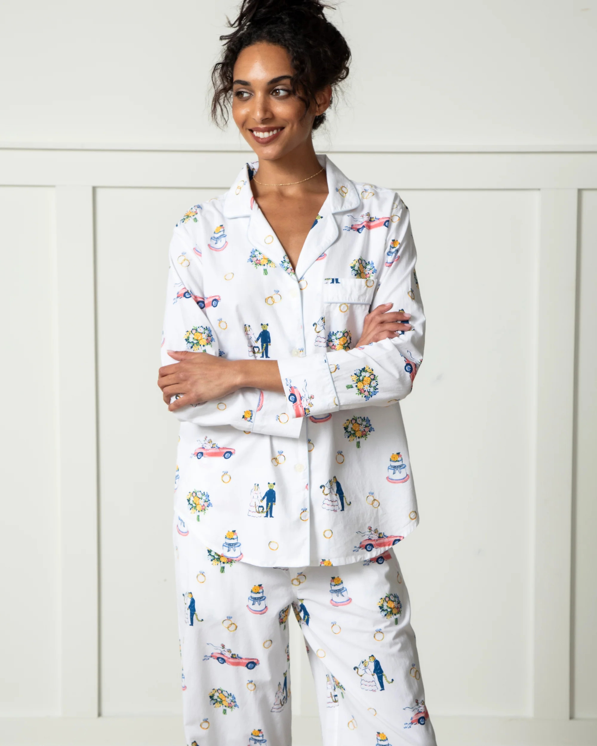 Happily Ever After - Long PJ Set - Cloud | Printfresh